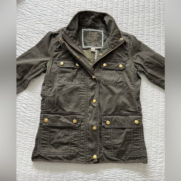 J. Crew  |  Resin-coated Field Jacket - Picture 3 of 8